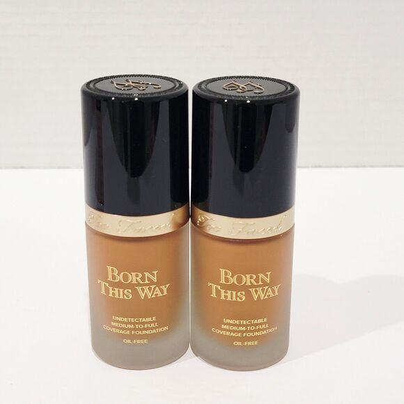 Too Faced Born This Way Undetectable Medium to Full Foundation 1.0 Fl Oz MOCHA - Picture 2 of 10